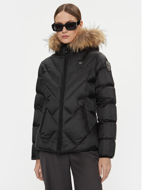 Blauer Blauer Pehelykabát 23WBLDC03141 Fekete Regular Fit