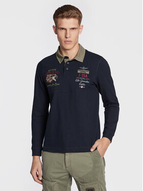 Aeronautica Militare Aeronautica Militare Polo 222PO1645P306 Bleu marine Regular Fit