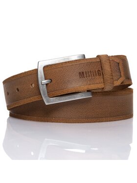 Mustang Mustang Pasek Męski BELT Brązowy