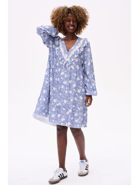 blue shadow blue shadow Sukienka codzienna Cecilia Niebieski Regular Fit