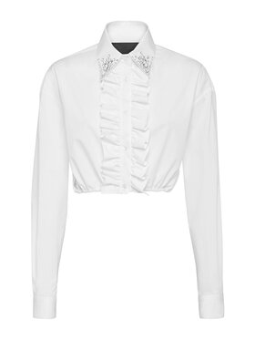PHILIPP PLEIN PHILIPP PLEIN Košeľa 2847 Biela Fitted Fit