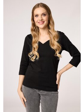 QUIOSQUE QUIOSQUE Bluzka Quiosque 1VF002299 Czarny Regular Fit