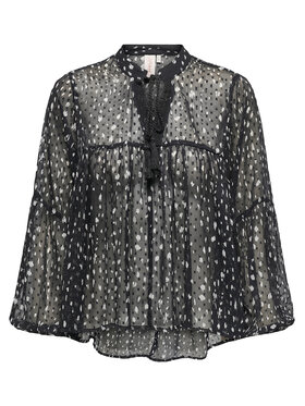 ONLY ONLY Bluzka Aida 15283695 Czarny Loose Fit
