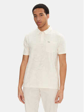 Guess Guess Poloshirt M5GP08 KCSJ0 Écru Regular Fit