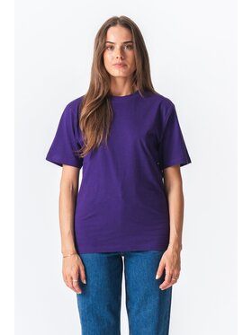 TeeShoppen TeeShoppen T-Shirt 'Oversized Collection' Fioletowy Oversize