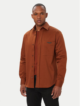 BOSS BOSS Srajca C-Owen 50567166 Rjava Relaxed Fit