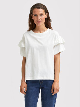 Selected Femme Selected Femme T-Shirt Rylie 16079837 Biały Regular Fit