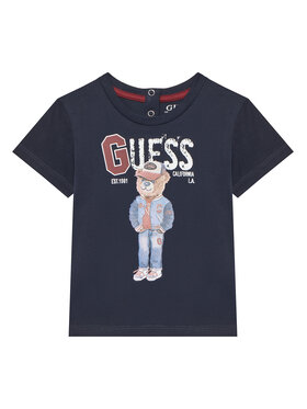 Guess Guess Футболка N5YI22 K8HM4 Cиній Regular Fit