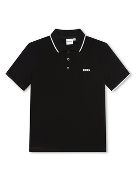 BOSS Boss Polokošile J25P26 D Černá Regular Fit