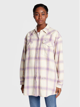 Wrangler Wrangler Marškiniai Jumbo W52L8QXWW 112321355 Violetinė Relaxed Fit