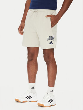 adidas adidas Szorty sportowe Collegiate JM1726 Beżowy Regular Fit