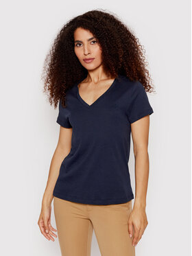 Lauren Ralph Lauren Lauren Ralph Lauren T-Shirt I811527 Granatowy Regular Fit