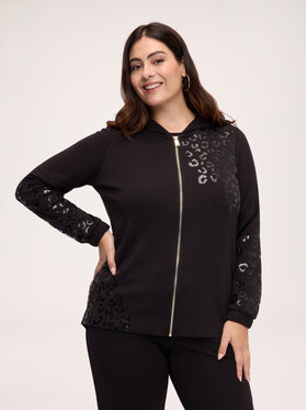 Fiorella Rubino Fiorella Rubino Bluza G866L009410N033 Czarny Over Fit