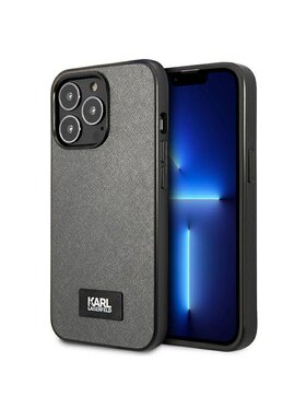 KARL LAGERFELD KARL LAGERFELD Etui na telefon iPhone 13 Pro Max Srebrny