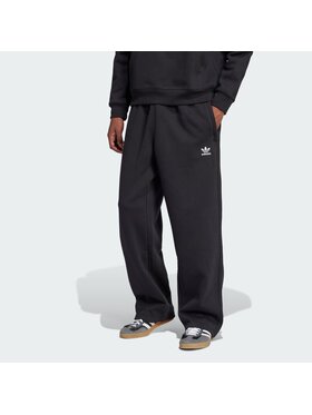 adidas adidas Spodnie materiałowe 150893 Czarny Loose Fit