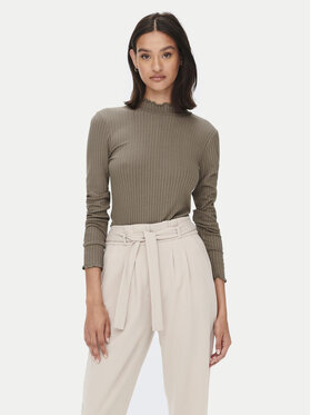 JDY JDY Bluzka Fransiska 15228065 Brązowy Slim Fit