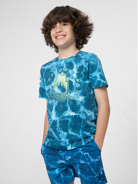 4F 4F T-Shirt 4FJSS23TTSHM283 Kolorowy Regular Fit