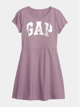 Gap Haljina Za Svaki Dan 792417-01 Ljubičasta Regular Fit