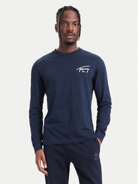 Tommy Jeans Tommy Jeans Longsleeve DM0DM23546 Dunkelblau Slim Fit