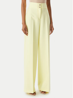 Maryley Maryley Текстилни панталони 26EB680/43LE Светложълт Regular Fit