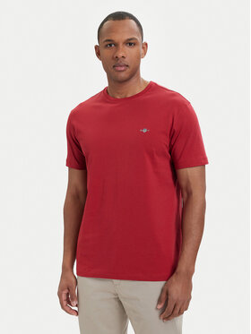 Gant Gant T-shirt Shield  2003184 Crvena Regular Fit