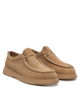 Tommy Hilfiger Tommy Hilfiger Scarpe basse Comfort Nubuck Moc Toe Shoe FM0FM05975 Beige