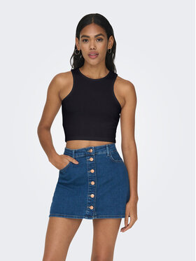 ONLY ONLY Top 15289846 Negru Cropped Fit