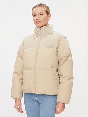 Tommy Hilfiger Tommy Hilfiger Geacă de iarnă New York WW0WW39748 Bej Relaxed Fit