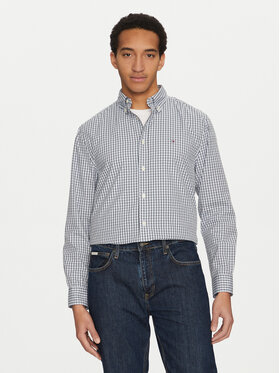 Tommy Hilfiger Tommy Hilfiger Cămașă Gingham MW0MW37548 Albastru Regular Fit