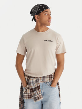 Element Element T-Shirt Blazin Chest ELYZT00595 Beżowy Regular Fit