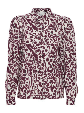 ICHI ICHI Krekls 20119756 Bordo Regular Fit