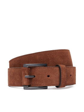 Tommy Hilfiger Tommy Hilfiger Ζώνη Th Soho Roller Suede 3.5 AM0AM14554 Καφέ