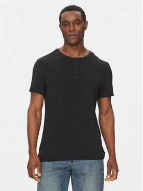 Calvin Klein Underwear Calvin Klein Underwear T-shirt Henley LV00NM2803 Nero Regular Fit