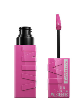 Maybelline Maybelline Maybelline Super Stay Vinyl Ink winylowa pomadka w płynie 165 Edgy 4.2ml Pomadka czarny