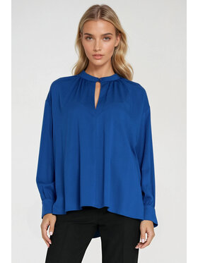 NIFE NIFE Halenka B197 Modrá Oversize