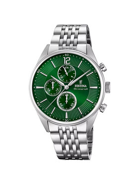 Festina Festina Zegarek F20285-8 Srebrny