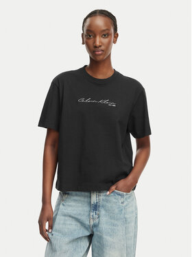 Calvin Klein Jeans Calvin Klein Jeans T-Shirt LV047F820G Černá Regular Fit