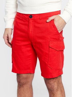 Helly Hansen Helly Hansen Szorty materiałowe 34252 Czerwony Regular Fit