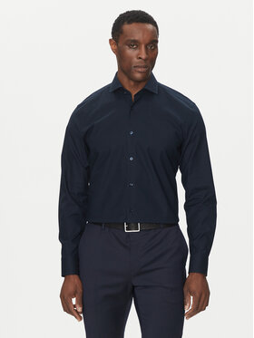 BOSS BOSS Cămașă H-HANK-spread-C1-222 50539227 Bleumarin Slim Fit