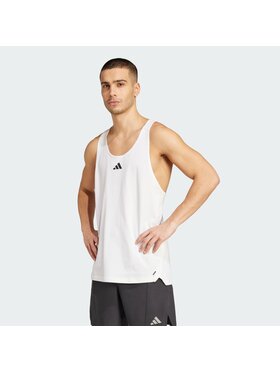 adidas adidas Koszulka techniczna 150847 Biały Loose Fit