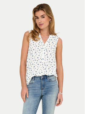ONLY ONLY Bluse Jette 15348709 Weiß Regular Fit