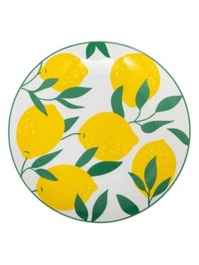 MIAhome MIAhome Komplet talerzy 6 szt. obiadowych Lemon 27 cm Kolorowy