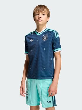 adidas adidas Koszulka techniczna 162218 Niebieski jasny Slim Fit
