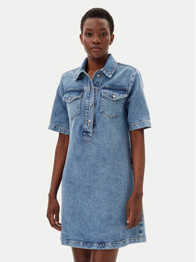 Liu Jo Liu Jo Vestito di jeans UA5191 D4990 Blu Regular Fit