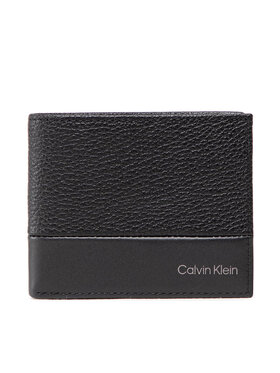 Calvin Klein Calvin Klein Mały Portfel Męski Subtle Mix Bifold 6Cc W/Bill K50K509182 Czarny