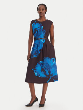 DKNY DKNY Koktejlové šaty DD5N3J04 Černá Regular Fit