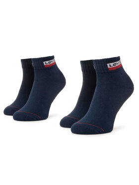 Levi's® Levi's Σετ 2 ζευγάρια κοντές κάλτσες unisex 37157-0147 Σκούρο μπλε