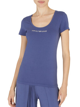 Emporio Armani Underwear Emporio Armani Underwear T-Shirt 1633773R223 Fialová Regular Fit