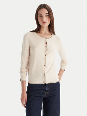Liu Jo Liu Jo Kardigán MF5225 MS49I Ekru Regular Fit
