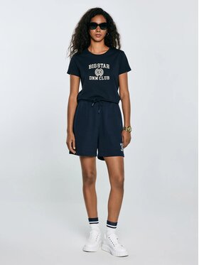 BIG STAR BIG STAR Szorty sportowe MIRAYA_403_110 Granatowy Basic Fit